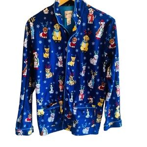⭐️ Nick & Nora Blue Winter Dog Pajama Top